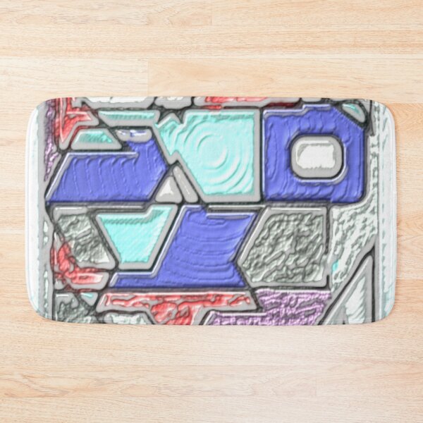 Item preview, modern mosaic flow basic hsl alpha colorful geometric abstract design designed and sold by SmashingDeals.