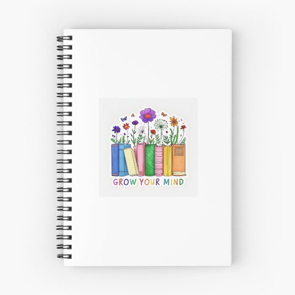 Item preview, GROW YOUR MIND BOOKS DESIGN designed and sold by ARTparsdise.