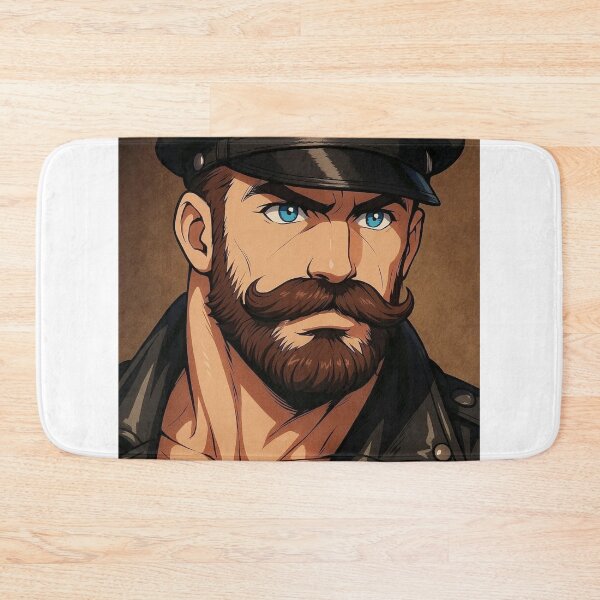 Item preview, Gay Retro Anime Vintage Leather Biker Colorsplash Tom of Finland Tribute Leather Pride Graphic Design designed and sold by ItsAKinkThing.