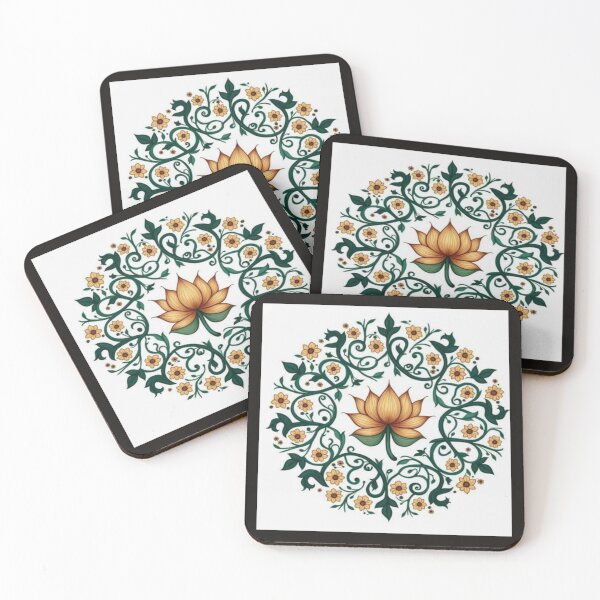 Item preview, Floral lotus mandala art designed and sold by NivyasArtistry.