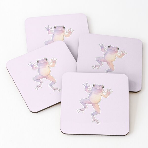 Item preview, Watercolor Climbing Frog – Moving Frog Sticker for Travelers designed and sold by bsbd-action.