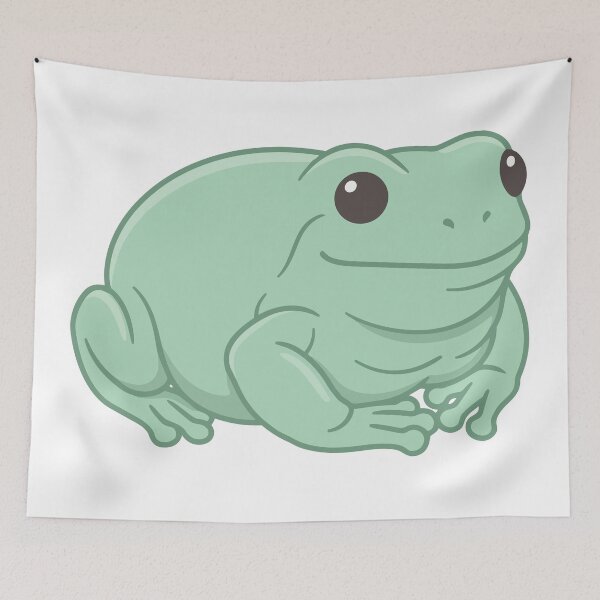 Item preview, The Dumpy Loaf Chubby White's Tree Frog Meme designed and sold by Petzzz.