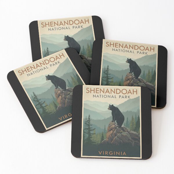 Item preview, A Vintage Travel Art of the Shenandoah National Park - Virginia  designed and sold by GoodOldVintage.