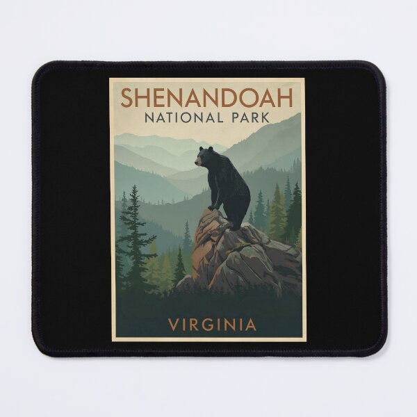 Item preview, A Vintage Travel Art of the Shenandoah National Park - Virginia designed and sold by GoodOldVintage.