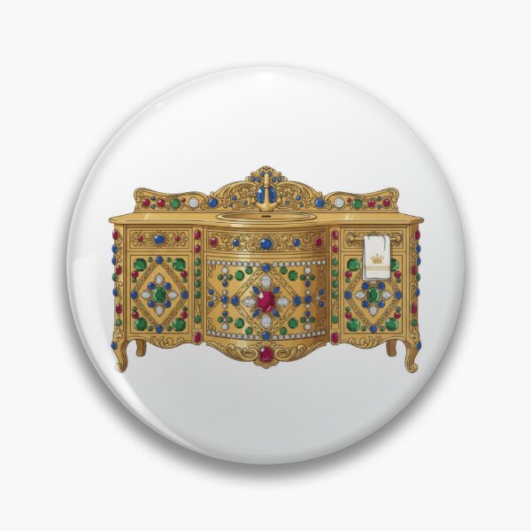 Item preview, Royal Gold Jeweled Bathroom Vanity designed and sold by octozap.