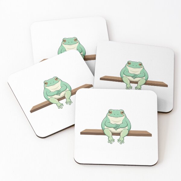 Item preview, Sitting Politely Dumpy White's Tree Frog designed and sold by Petzzz.