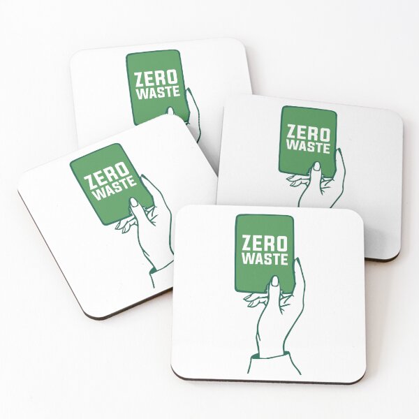 Item preview, Zero waste - green card designed and sold by Wolagno.