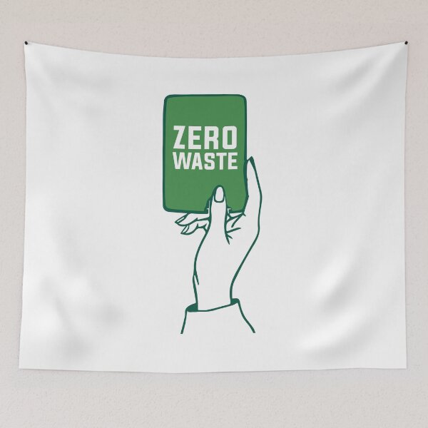 Item preview, Zero waste - green card designed and sold by Wolagno.