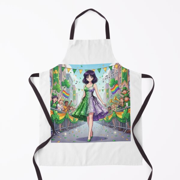 Item preview, Sailor Saturn St. Patrick's Day designed and sold by Solace Sparkles.