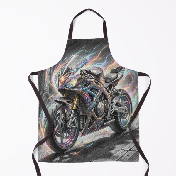 Item preview, Colorful Neon Motorcycle Art with Dynamic Energy and Urban Vibes designed and sold by FotoworldEdel.