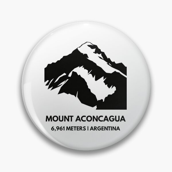 Item preview, Aconcagua Summit - Sentinel of Stone Minimalist Silhouette designed and sold by Path&Peak.
