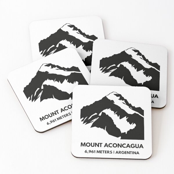 Item preview, Aconcagua Summit - Sentinel of Stone Minimalist Silhouette designed and sold by Path&Peak.