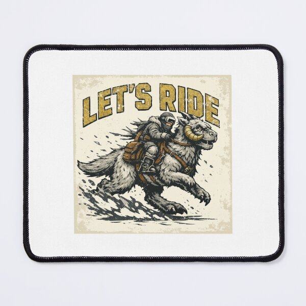 Item preview, Tauntaun Rider Fan Art – Let's Ride designed and sold by furrydrool.