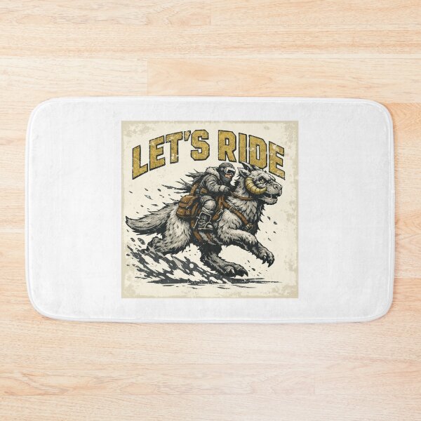 Item preview, Tauntaun Rider Fan Art – Let's Ride designed and sold by furrydrool.