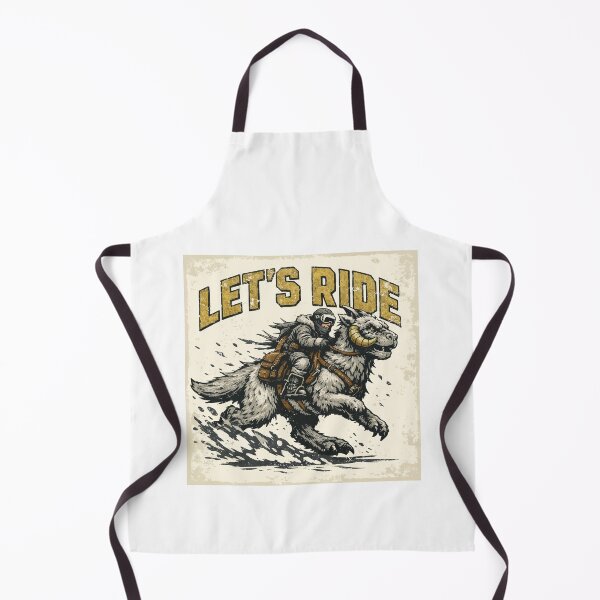 Item preview, Tauntaun Rider Fan Art – Let's Ride designed and sold by furrydrool.