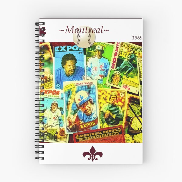 Item preview, Montreal Expos Star Players, Baseball Card Collage, Gary Carter, Andre Dawson designed and sold by AMacGPhilly.
