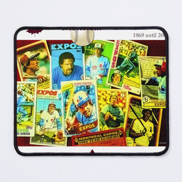 Item preview, Montreal Expos Star Players, Baseball Card Collage, Gary Carter, Andre Dawson designed and sold by AMacGPhilly.