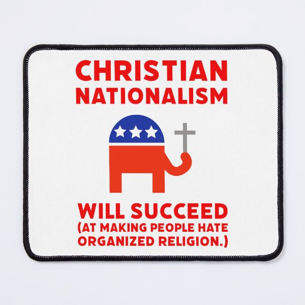 Item preview, Christian nationalism will succeed (at making people hate religion) designed and sold by Rachel the Artist .