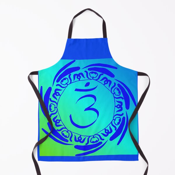 Item preview, Blue Om Symbol Mandala | Spiritual Aum Meditation Gradient Art designed and sold by GiftzCircle.