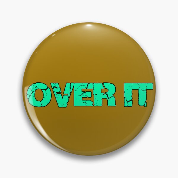 Item preview, “Over It” tired humor indifferent attitude short minimalist phrase modern design designed and sold by AstronautMerch.