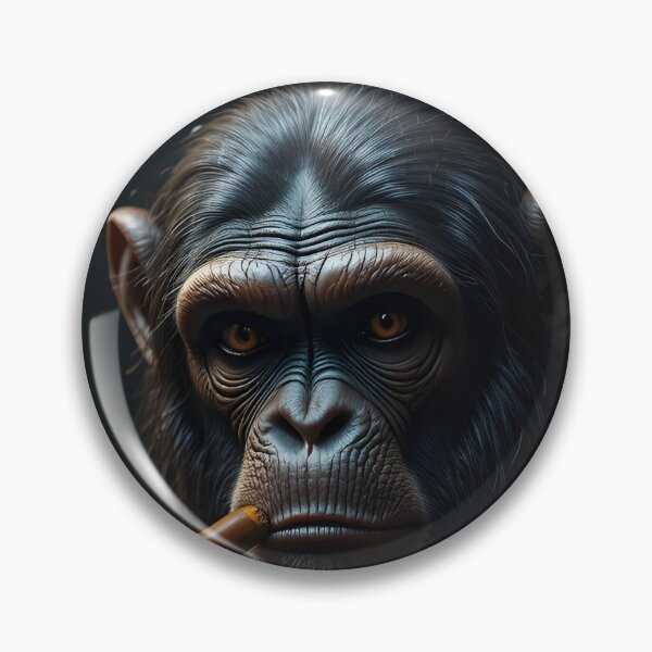 Item preview, ¿Chimpancé gánster? | Ambiente de mafia de lujo | Arte cinematográfico con IA designed and sold by LoriaTheFashion.