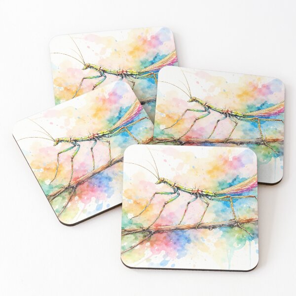 Item preview, Colorful Stick Insect on a Branch designed and sold by cuprum.