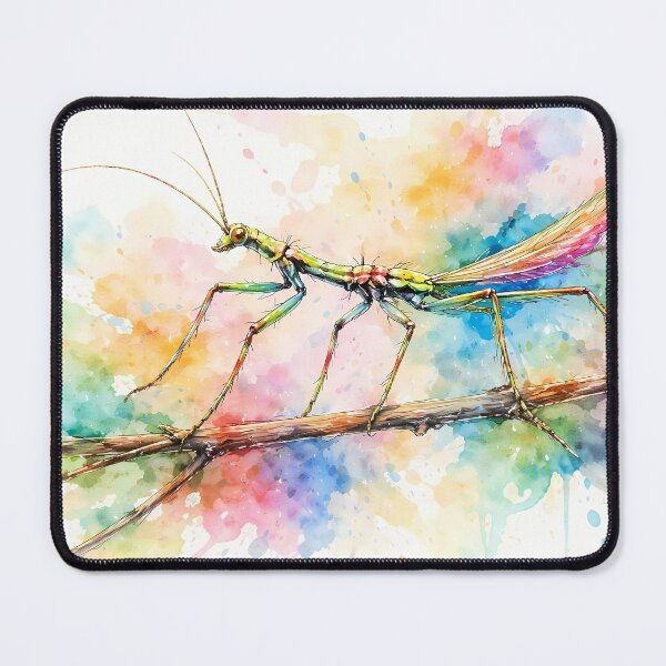 Item preview, Colorful Stick Insect on a Branch designed and sold by cuprum.