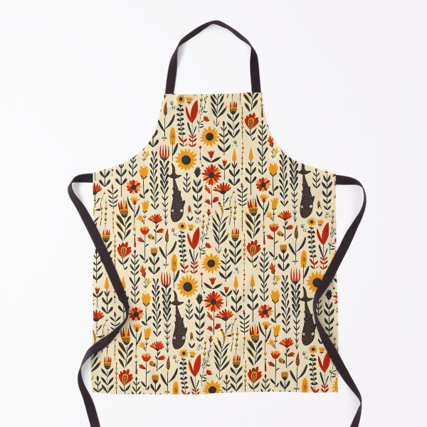 Item preview, Scandinavian Folk Art, Floral Shark Pattern designed and sold by xiao xuans.