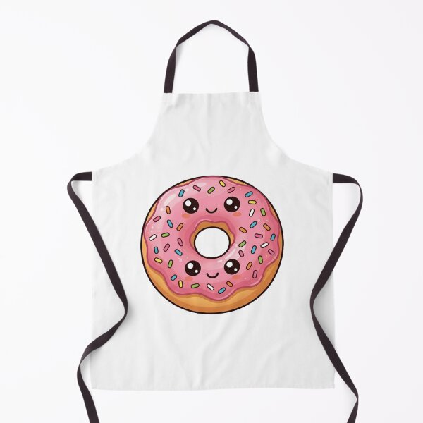 Item preview, Pink Strawberry Iced Donut Kawaii designed and sold by redsharkuk.