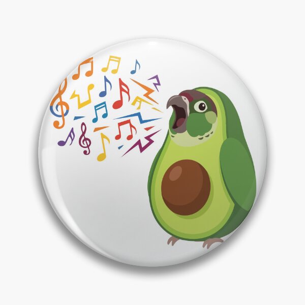 Item preview, The Screaming Avocado Funny Green Cheek Conure designed and sold by Petzzz.