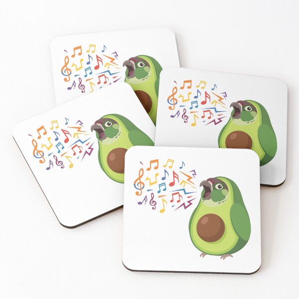 Item preview, The Screaming Avocado Funny Green Cheek Conure designed and sold by Petzzz.