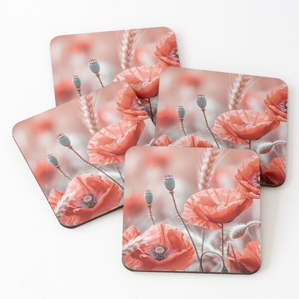Item preview, Red poppies in a golden cornfield designed and sold by JonesHH.