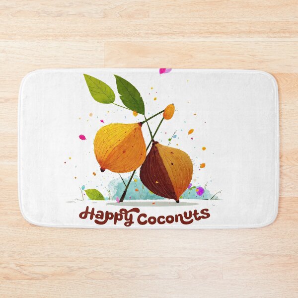 Item preview, Happy Coconuts – Tropical Joy designed and sold by ForeverPrintsOK.