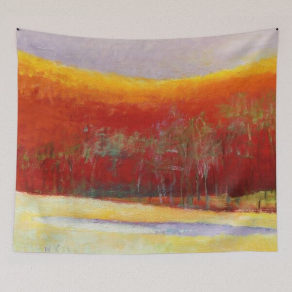 Item preview, New Upload 31 - Wolf Kahn - Best artist - Vibrant Abstract Landscape - New Upload  - Wolf Kahn - Best artist  designed and sold by MirandaZArt.