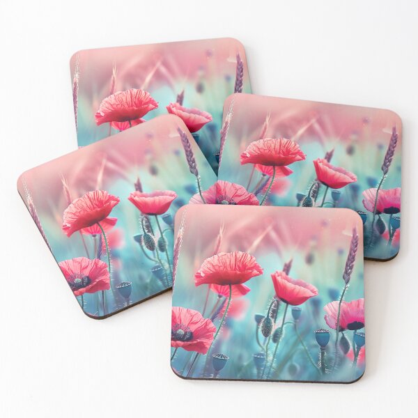 Item preview, Bright poppies in a dreamy summer field designed and sold by JonesHH.