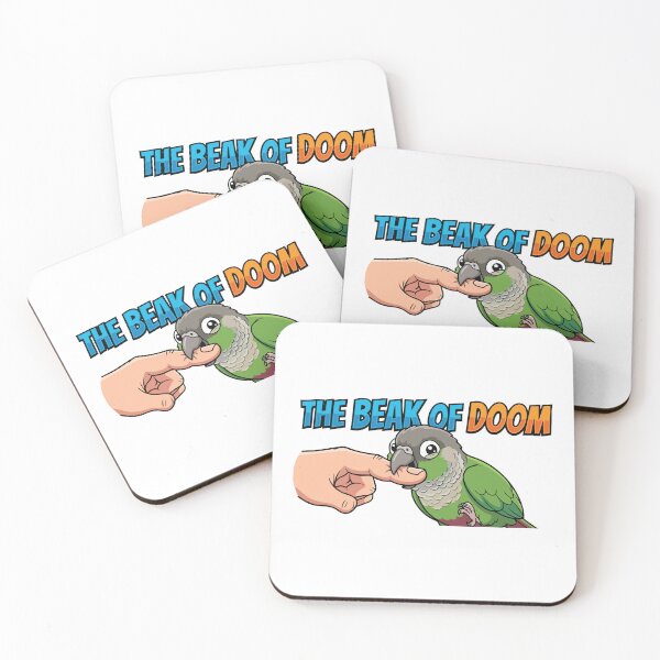Item preview, The Beak Of Doom Funny Green Cheek Conure Biting designed and sold by Petzzz.