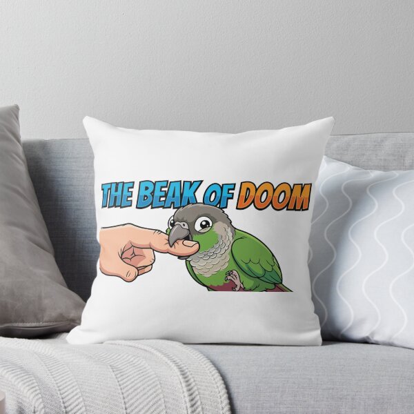 Item preview, The Beak Of Doom Funny Green Cheek Conure Biting designed and sold by Petzzz.