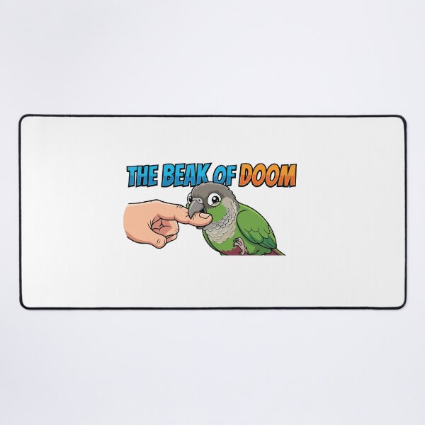 Item preview, The Beak Of Doom Funny Green Cheek Conure Biting designed and sold by Petzzz.