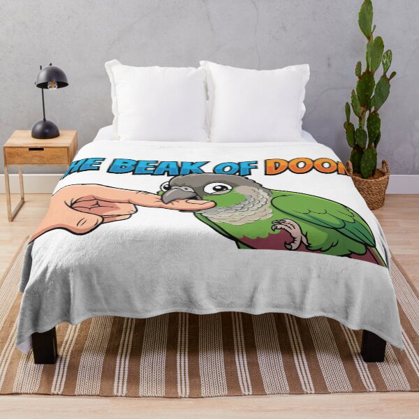 Item preview, The Beak Of Doom Funny Green Cheek Conure Biting designed and sold by Petzzz.
