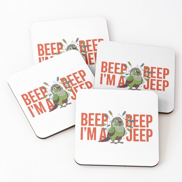Item preview, Beep Beep I Am A Jeep Green Cheek Conure designed and sold by Petzzz.