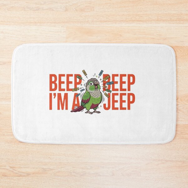 Item preview, Beep Beep I Am A Jeep Green Cheek Conure designed and sold by Petzzz.