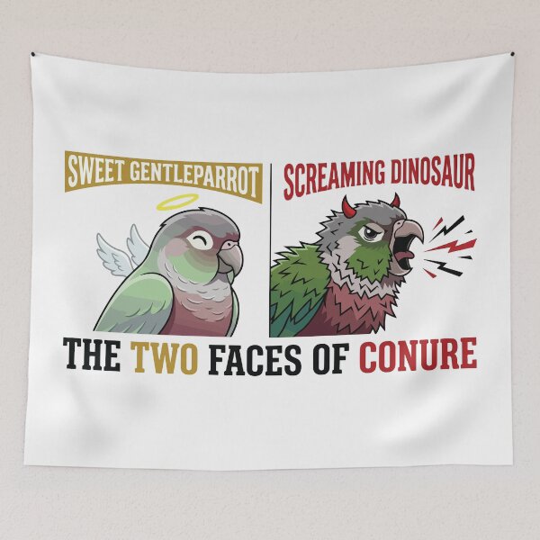Item preview, Sweet To Scream In One Second Green Cheek Conure designed and sold by Petzzz.