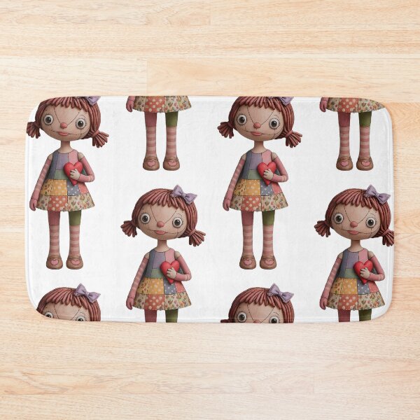 Item preview, Patchwork Doll Holding Heart designed and sold by Arcadia World.