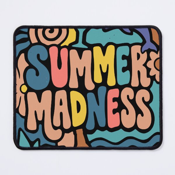 Item preview, Summer Madness - Retro Gouache Sun & Sea Illustration designed and sold by SoulTreasures.