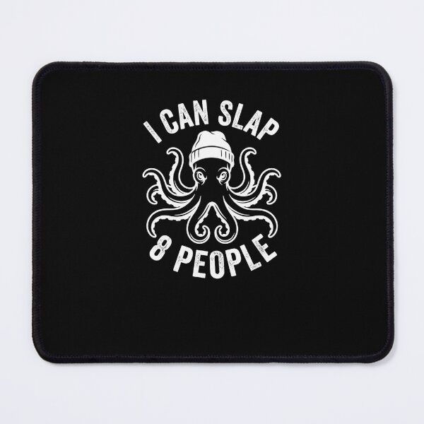 Item preview, Octopus I Can Slap 8 People Funny Beanie Humor designed and sold by snowry.