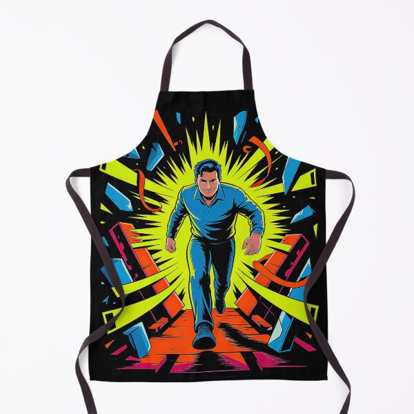 Item preview, Break Through Limits Bold Success Mindset Action Portrait designed and sold by Amanda's Factory.