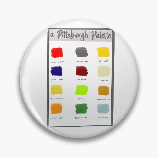 Item preview, Pittsburgh Color Palette designed and sold by arielcadoff.