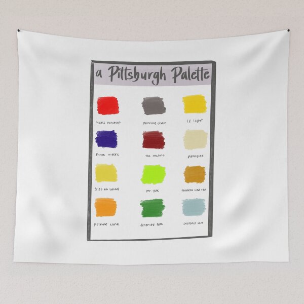 Item preview, Pittsburgh Color Palette designed and sold by arielcadoff.