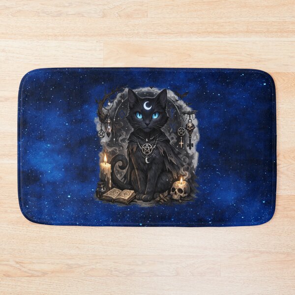 Item preview, Gothic Witchy Moon Cat - Enchanted designed and sold by MysticOzzy.
