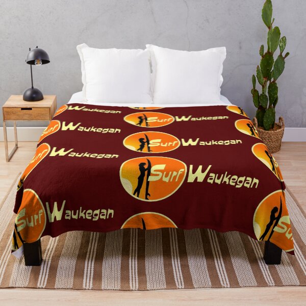 Item preview, Surf Waukegan Orange designed and sold by Normbot2000.